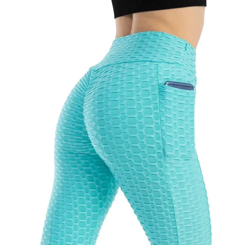 high-waist-leggings-mit-waben-design-leggings-jlr-design-5 - JLR Design