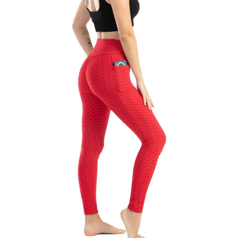 high-waist-leggings-mit-waben-design-leggings-jlr-design-50 - JLR Design