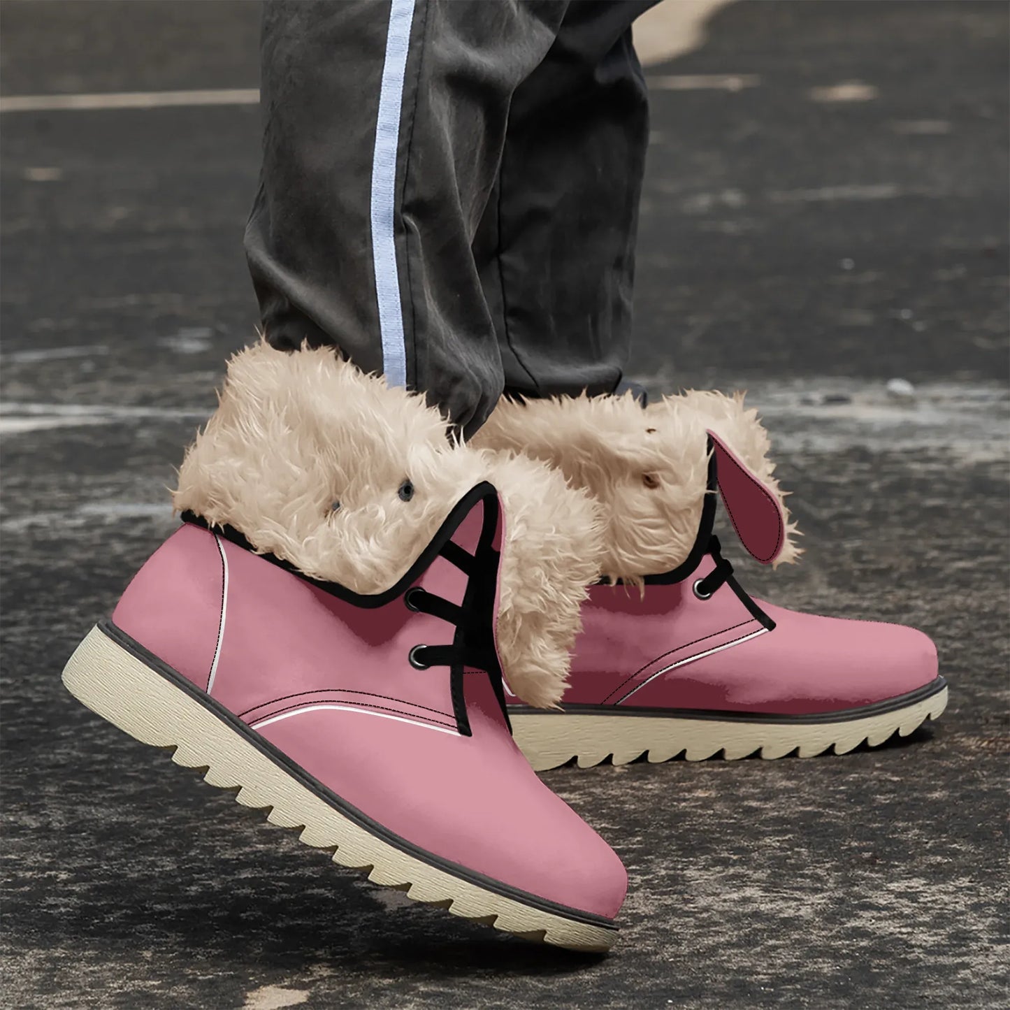 hippie-pink-chic-boots-mit-pluschfutter-boots-jlr-design-1 - JLR Design