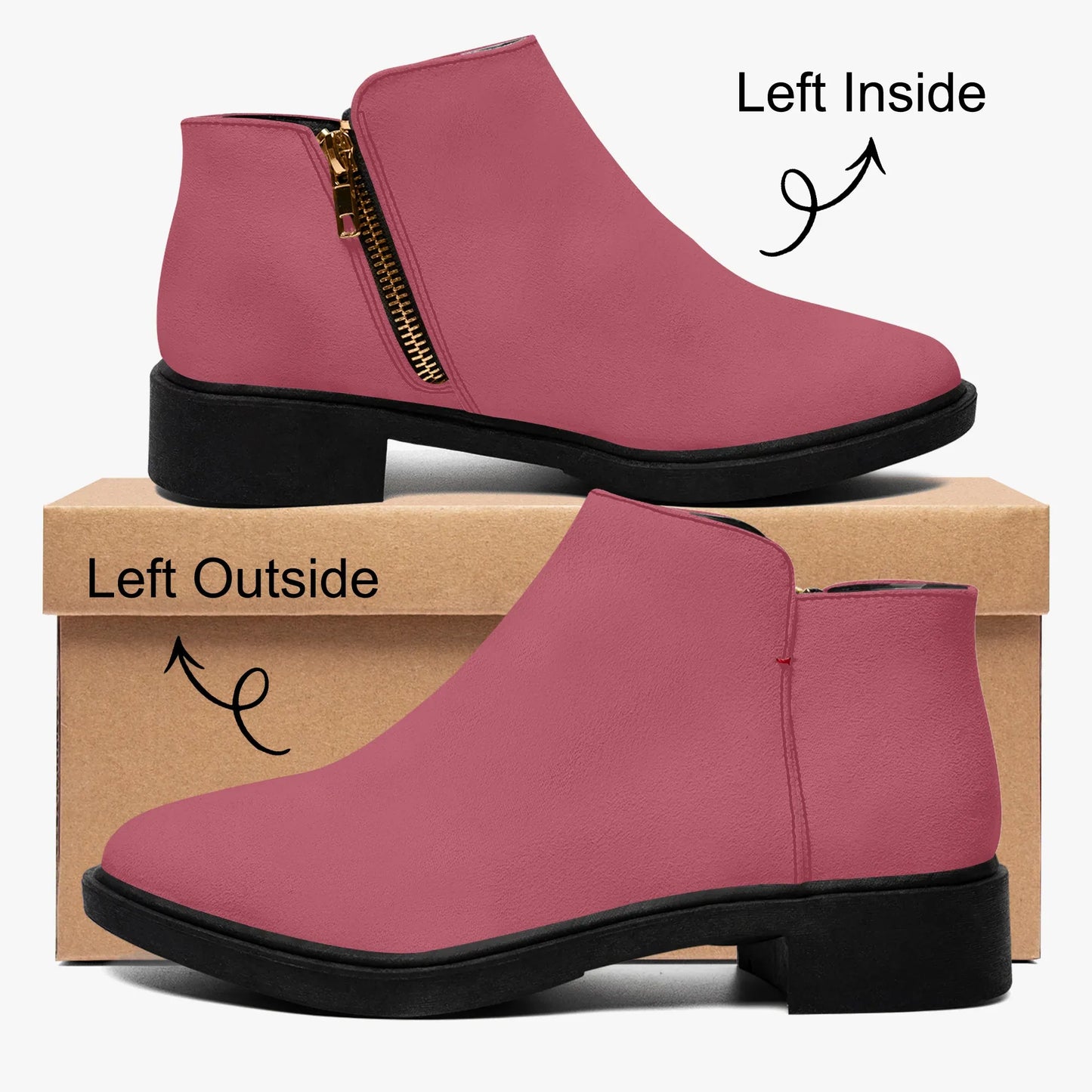 hippie-pink-elegante-reissverschluss-stiefeletten-stiefeletten-jlr-design-4 - JLR Design
