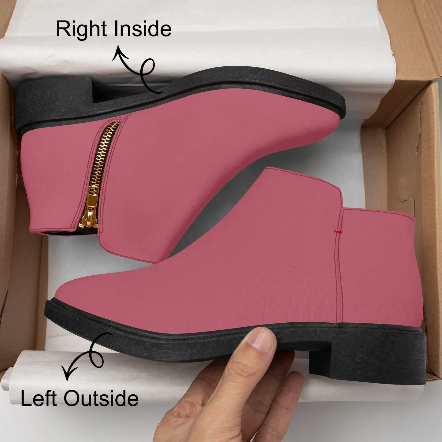 hippie-pink-elegante-reissverschluss-stiefeletten-stiefeletten-jlr-design-8 - JLR Design