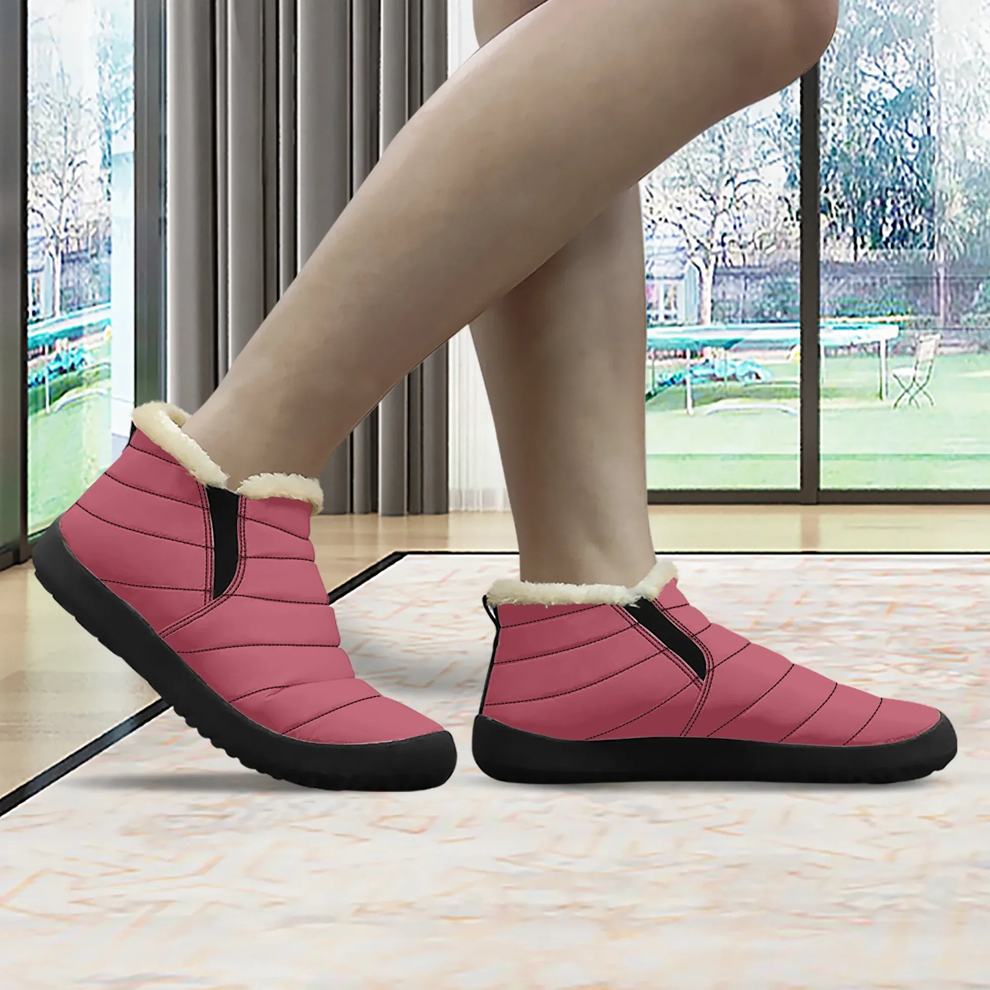 hippie-pink-faux-fur-slipper-slipper-jlr-design-3 - JLR Design
