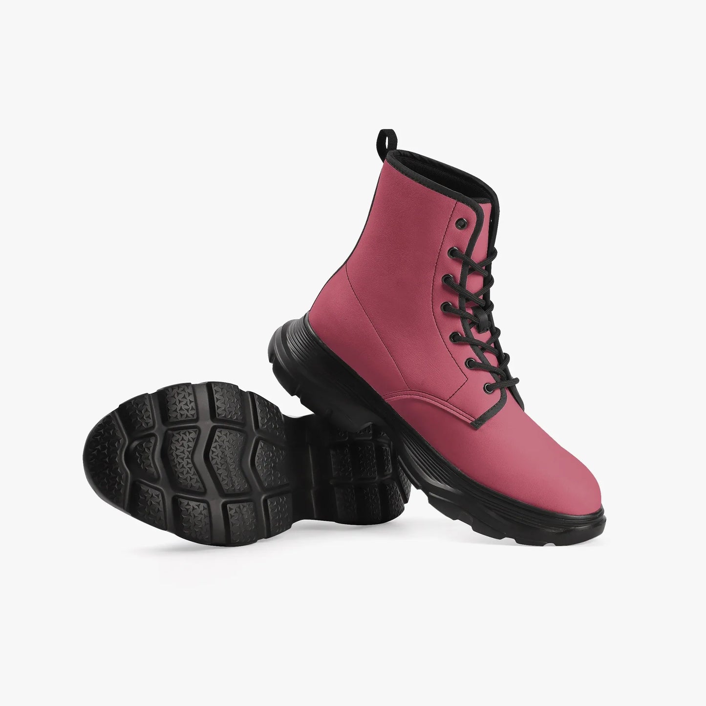 hippie-pink-leather-chunky-boots-boots-jlr-design-1 - JLR Design
