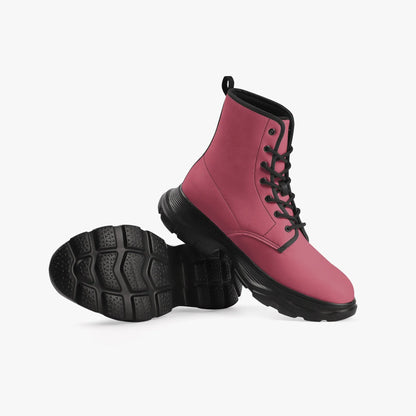 hippie-pink-leather-chunky-boots-boots-jlr-design-1 - JLR Design