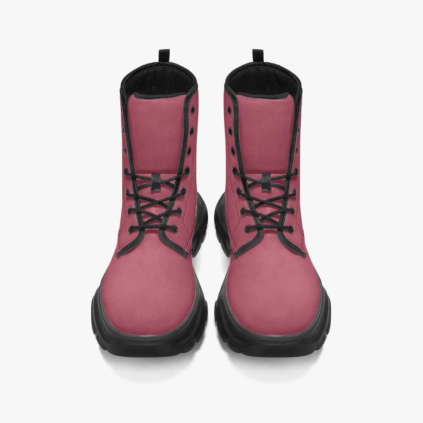 hippie-pink-leather-chunky-boots-boots-jlr-design-5 - JLR Design