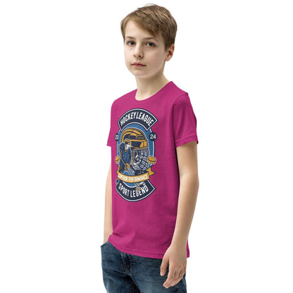 hockey-league-t-shirt-fur-jugendliche-t-shirt-jlr-design-24 - JLR Design