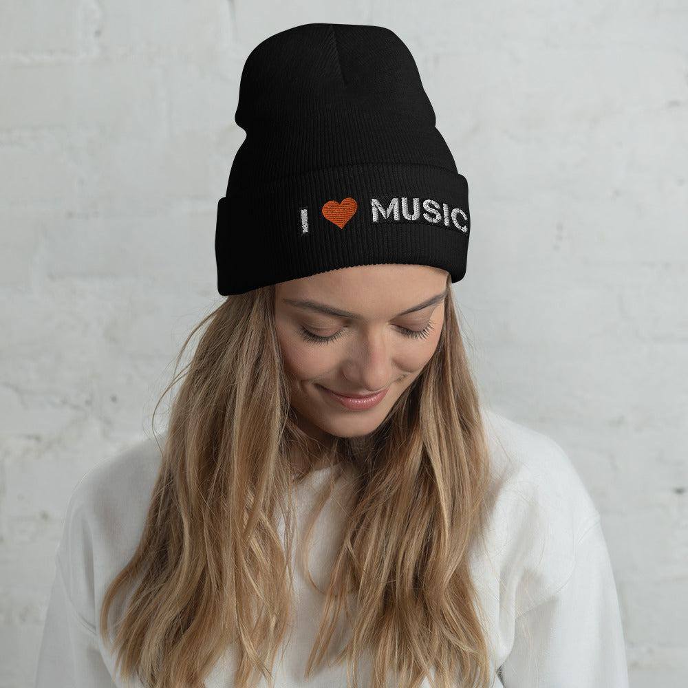 i-love-music-beanie-beanie-jlr-design-2 - JLR Design