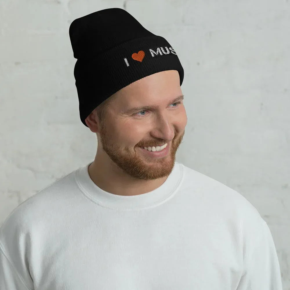 i-love-music-beanie-beanie-jlr-design-3 - JLR Design