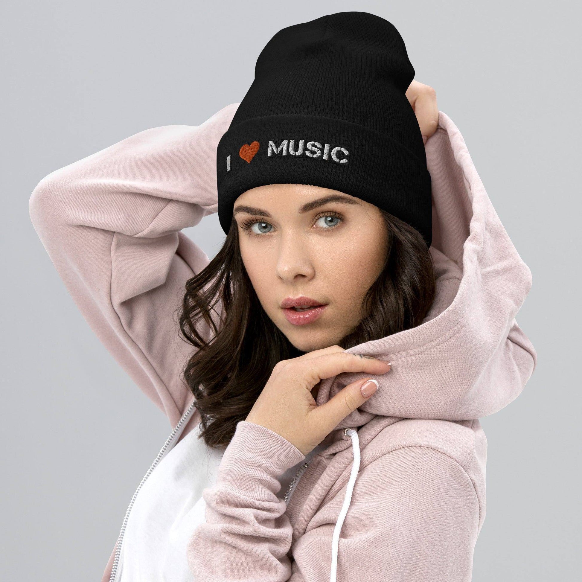 i-love-music-beanie-beanie-jlr-design-5 - JLR Design