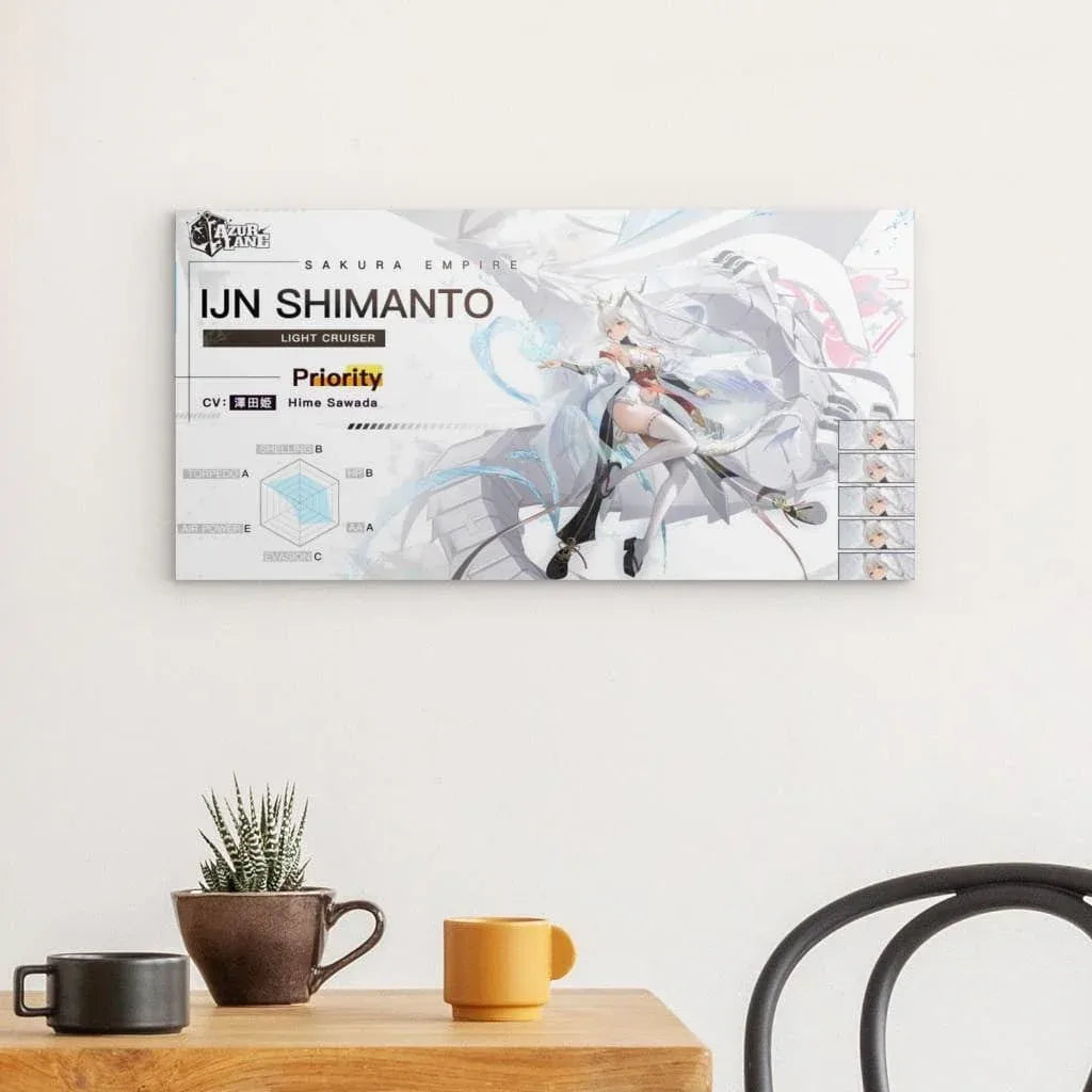 ijn-shimanto-charakter-azur-lane-poster-poster-jlr-design-2 - JLR Design