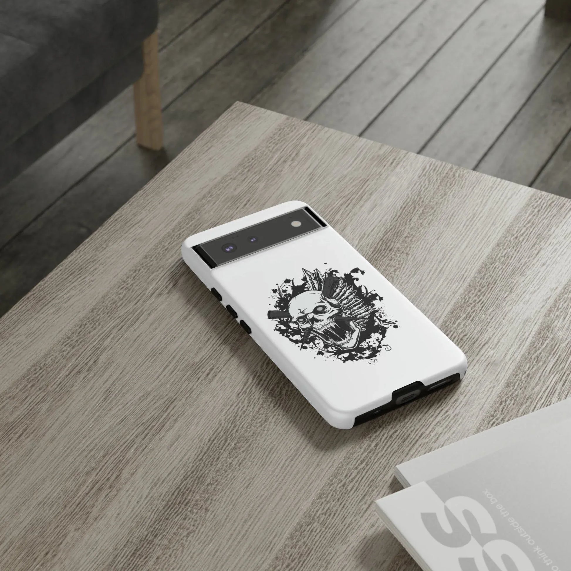impaled-skull-handyhulle-google-pixel-2-3-4-5-6-7-8-9-a-xl-pro-5g-phone-case-jlr-design-20 - JLR Design