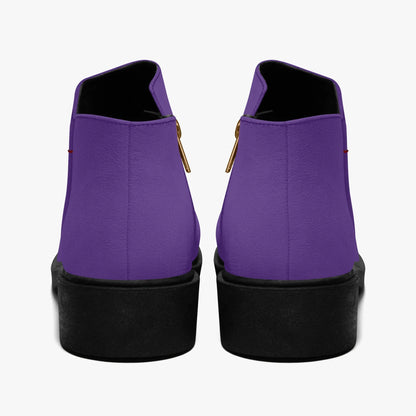 indigo-elegante-reissverschluss-stiefeletten-stiefeletten-jlr-design-2 - JLR Design