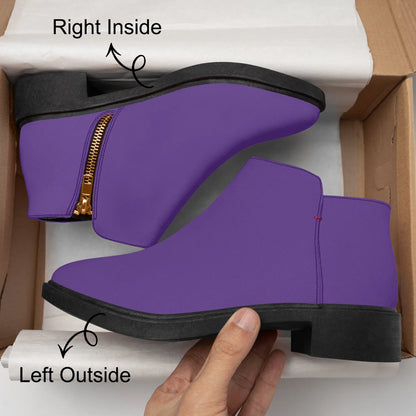 indigo-elegante-reissverschluss-stiefeletten-stiefeletten-jlr-design-8 - JLR Design