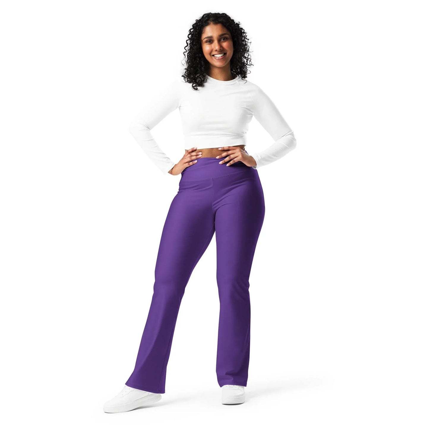 indigo-high-waist-flare-leggings-flare-leggings-jlr-design-9 - JLR Design