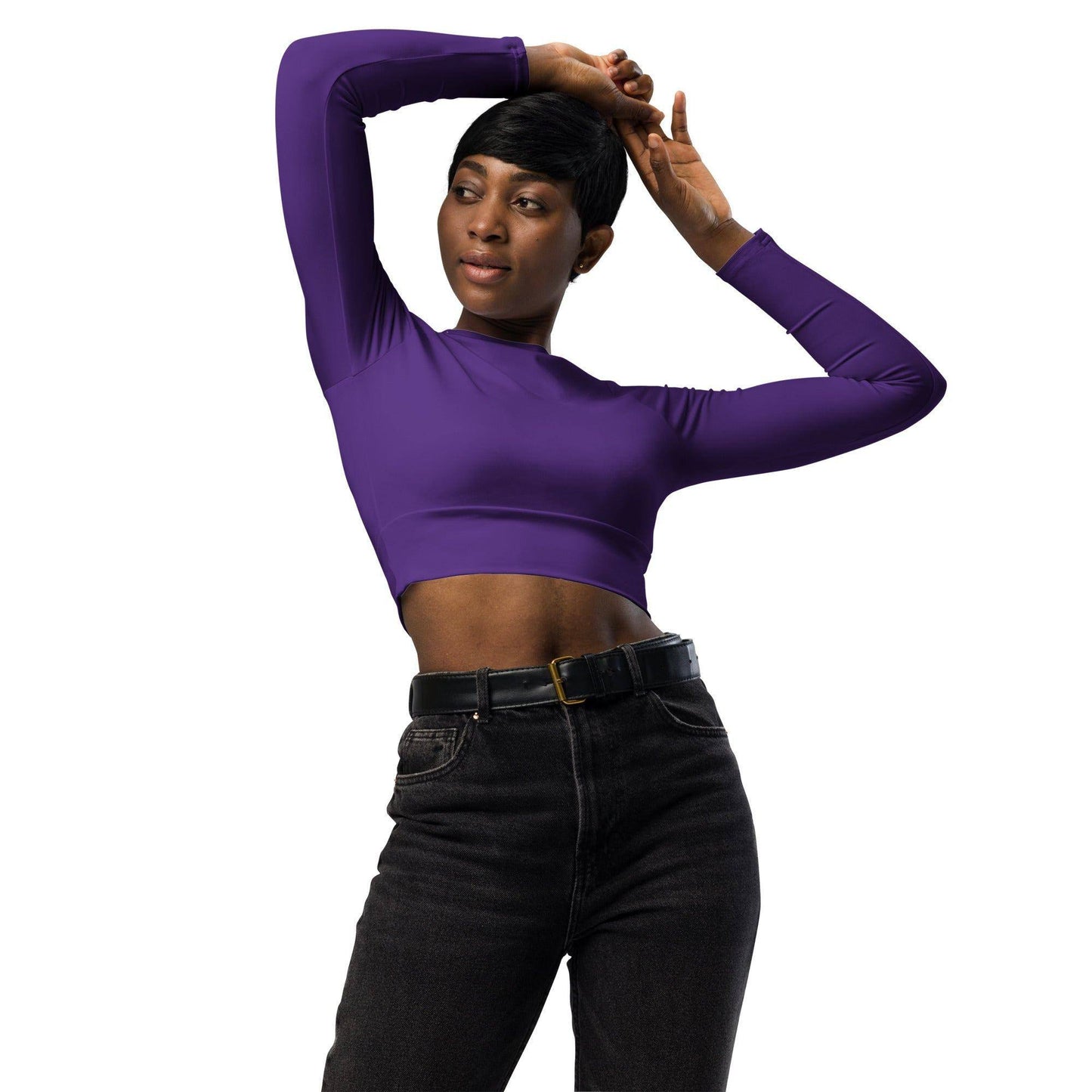 indigo-long-sleeve-damen-crop-top-long-sleeve-crop-top-jlr-design-1 - JLR Design