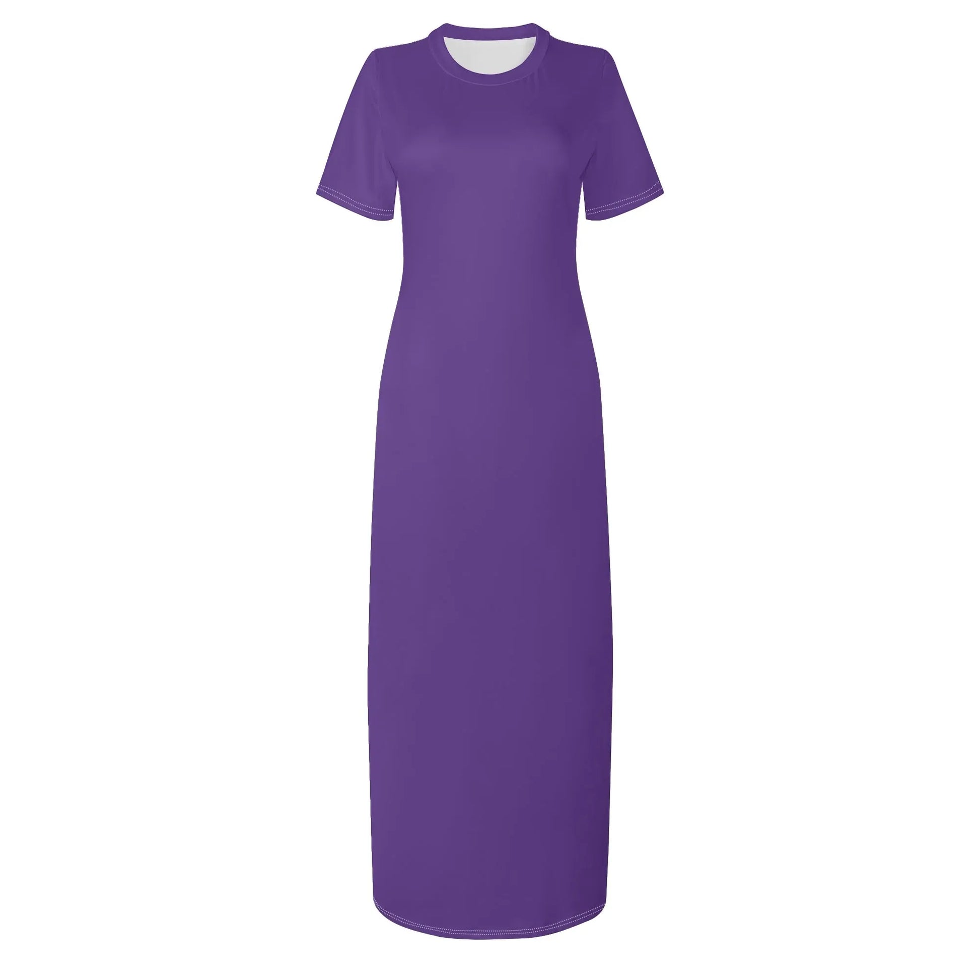 indigo-short-sleeve-long-dress-long-dress-jlr-design-3 - JLR Design