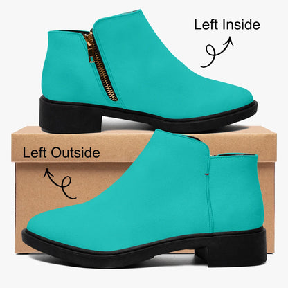 iris-blue-elegante-reissverschluss-stiefeletten-stiefeletten-jlr-design-4 - JLR Design