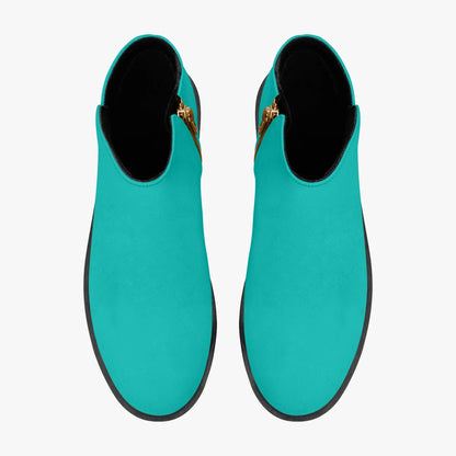 iris-blue-elegante-reissverschluss-stiefeletten-stiefeletten-jlr-design-7 - JLR Design