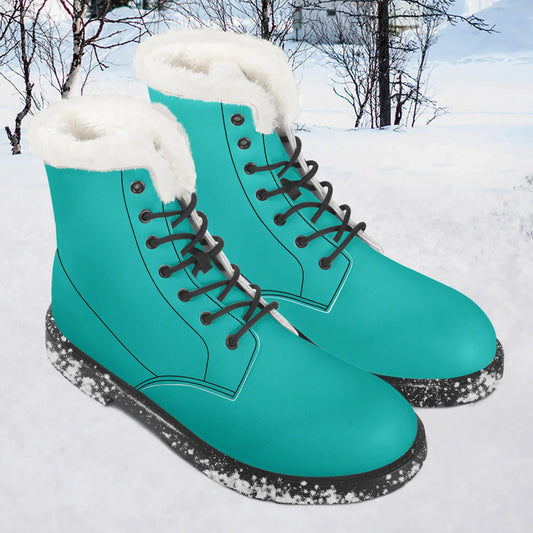 iris-blue-faux-fur-leder-boots-boots-jlr-design-1 - JLR Design