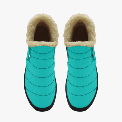 iris-blue-faux-fur-slipper-slipper-jlr-design-5 - JLR Design