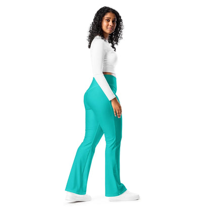 iris-blue-high-waist-flare-leggings-flare-leggings-jlr-design-12 - JLR Design