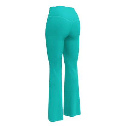 iris-blue-high-waist-flare-leggings-flare-leggings-jlr-design-7 - JLR Design