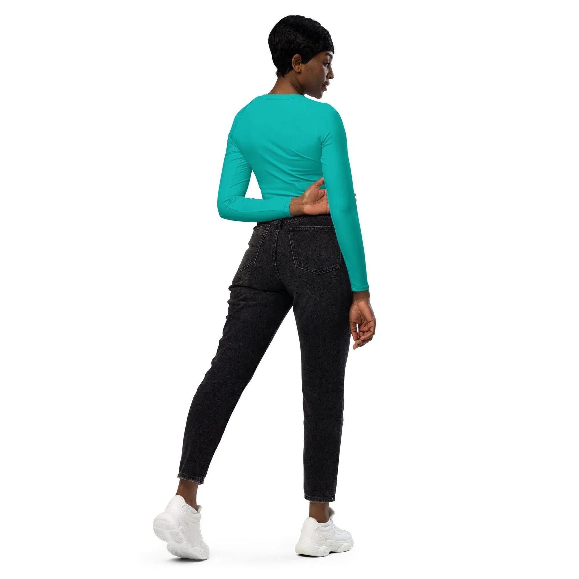 iris-blue-long-sleeve-damen-crop-top-long-sleeve-crop-top-jlr-design-4 - JLR Design