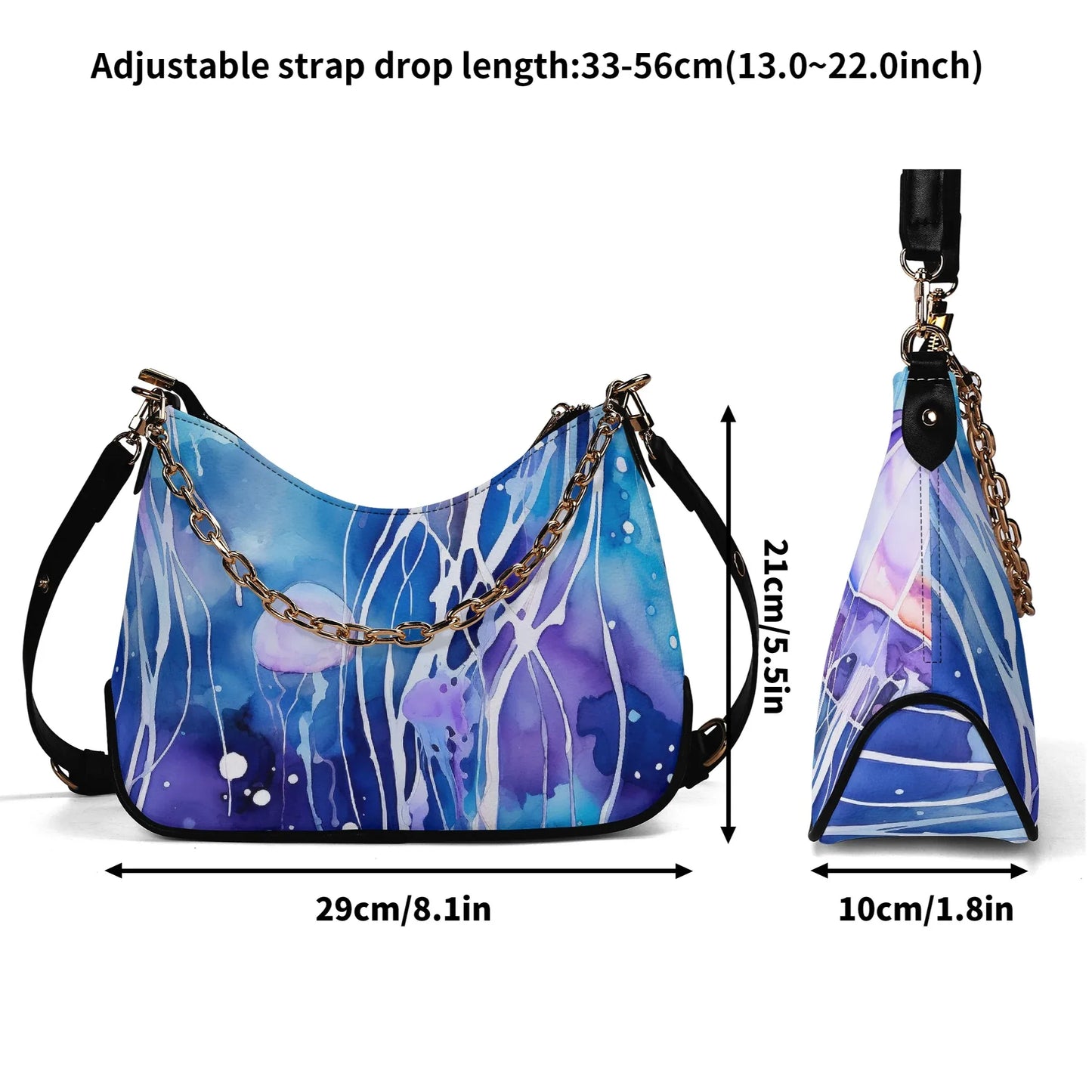jellyfish-elegante-umhangetasche-mit-kette-umhangetasche-jlr-design-7 - JLR Design