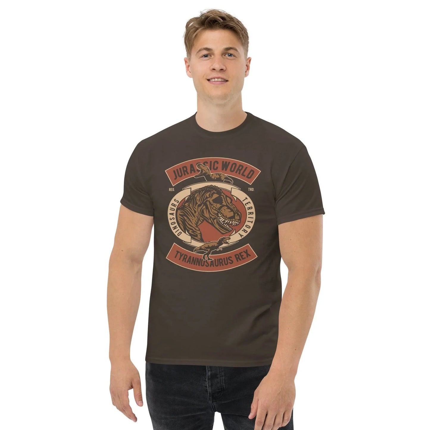 jurassic-world-tyrannosaurus-rex-herren-t-shirt-t-shirt-jlr-design-16 - JLR Design