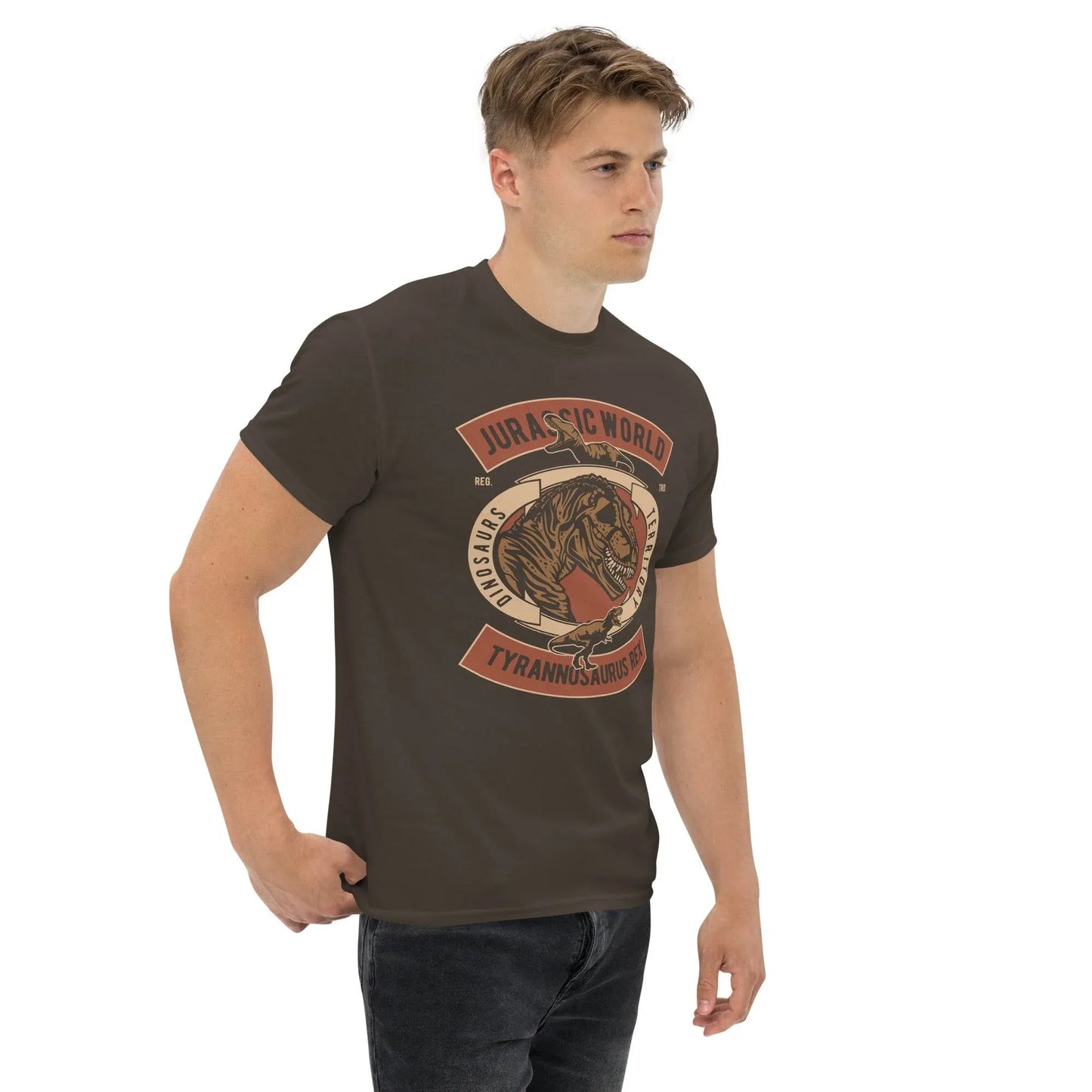 jurassic-world-tyrannosaurus-rex-herren-t-shirt-t-shirt-jlr-design-18 - JLR Design
