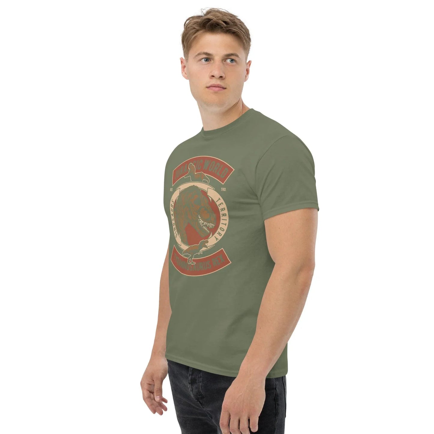 jurassic-world-tyrannosaurus-rex-herren-t-shirt-t-shirt-jlr-design-23 - JLR Design