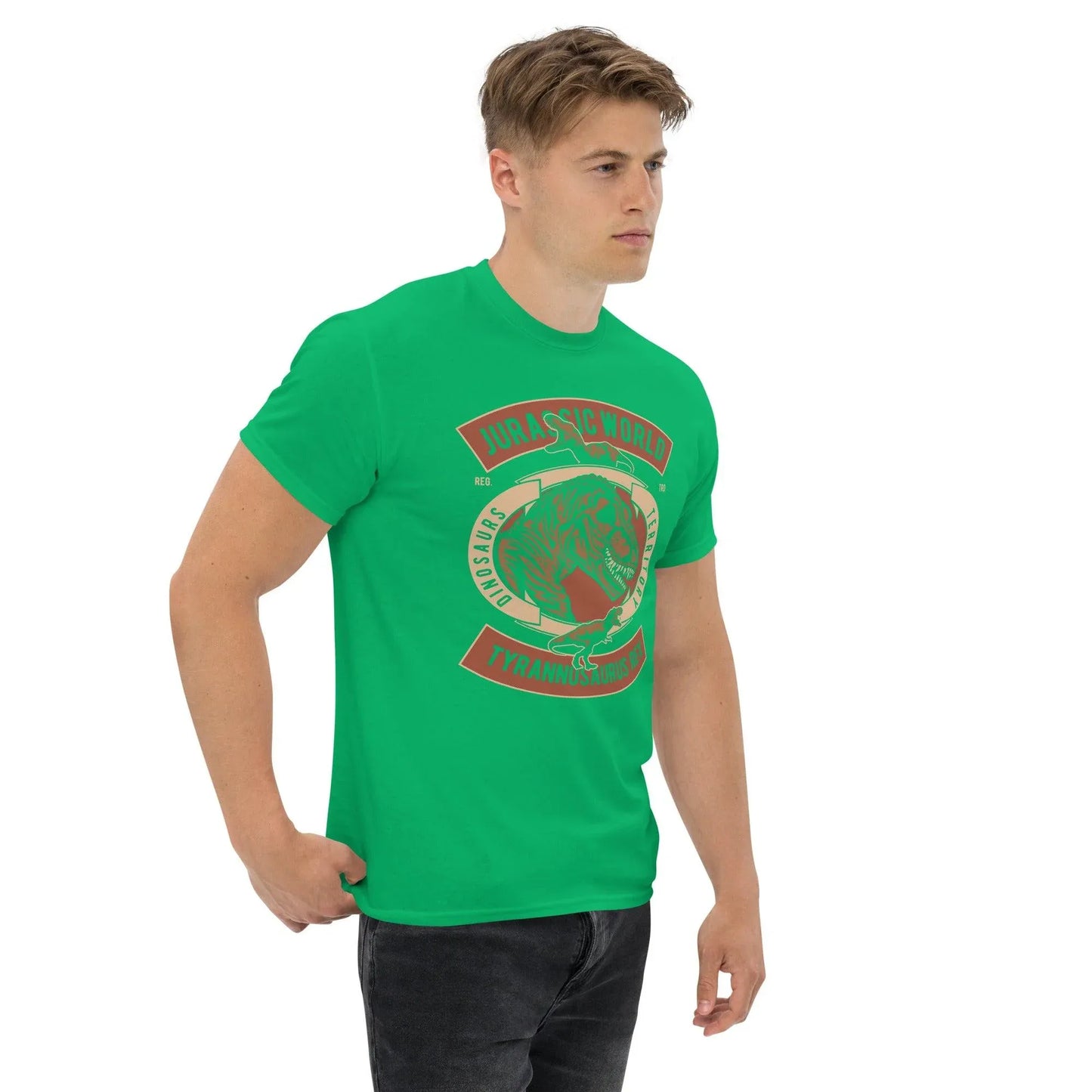jurassic-world-tyrannosaurus-rex-herren-t-shirt-t-shirt-jlr-design-27 - JLR Design