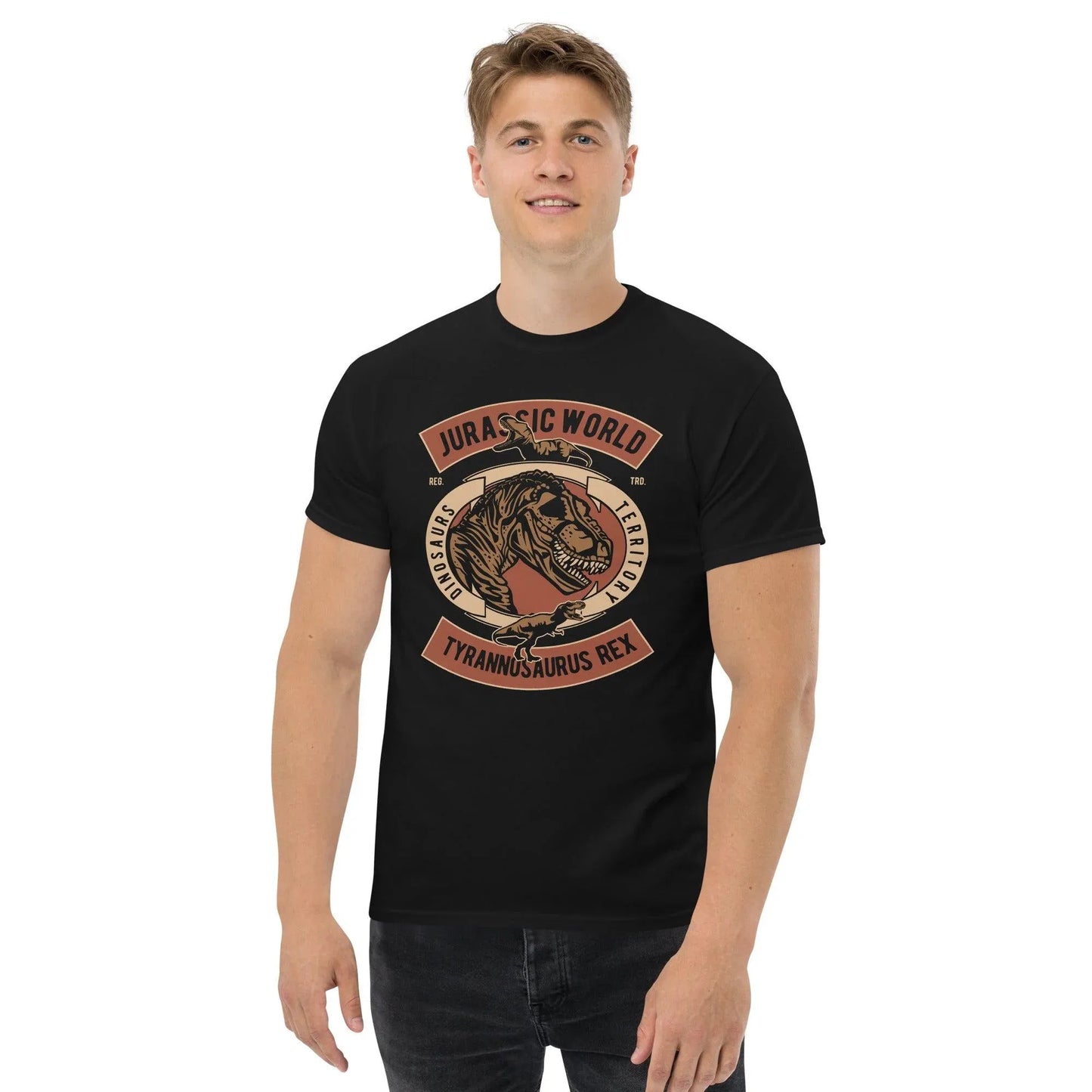 jurassic-world-tyrannosaurus-rex-herren-t-shirt-t-shirt-jlr-design-5 - JLR Design