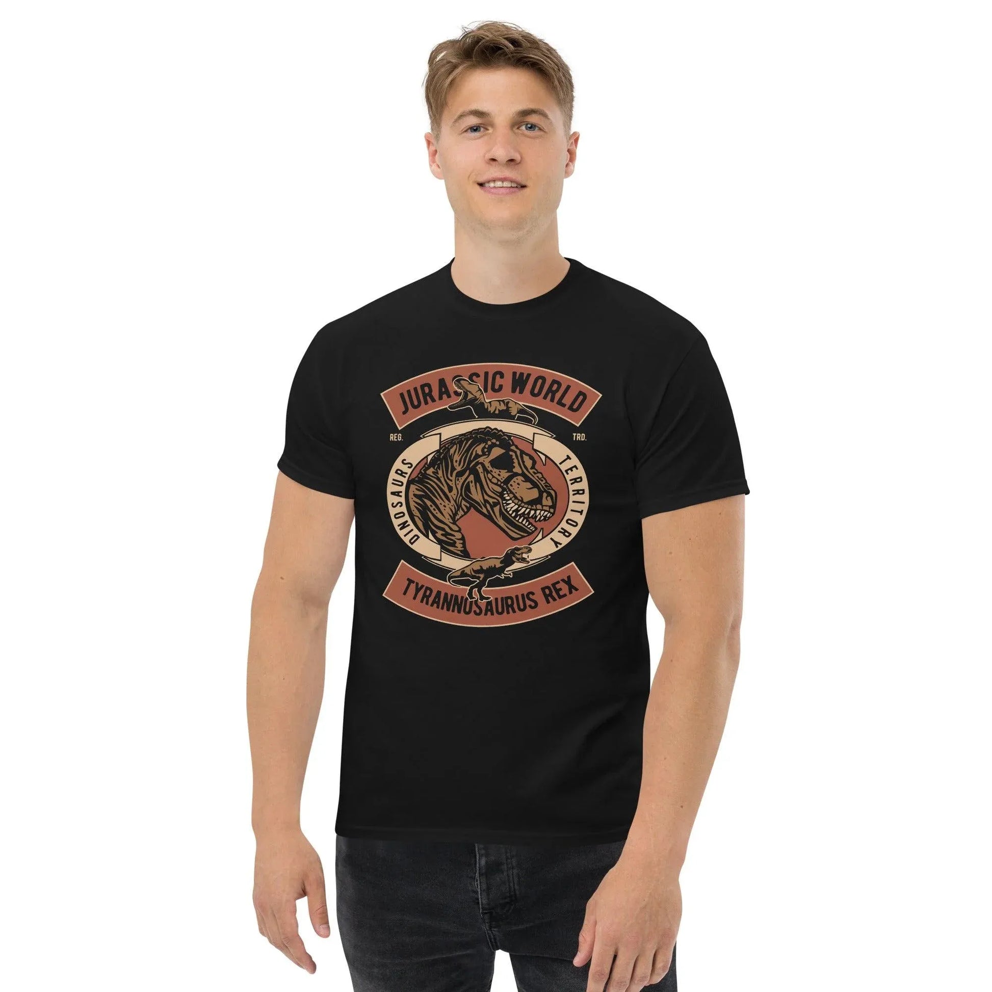 jurassic-world-tyrannosaurus-rex-herren-t-shirt-t-shirt-jlr-design-5 - JLR Design