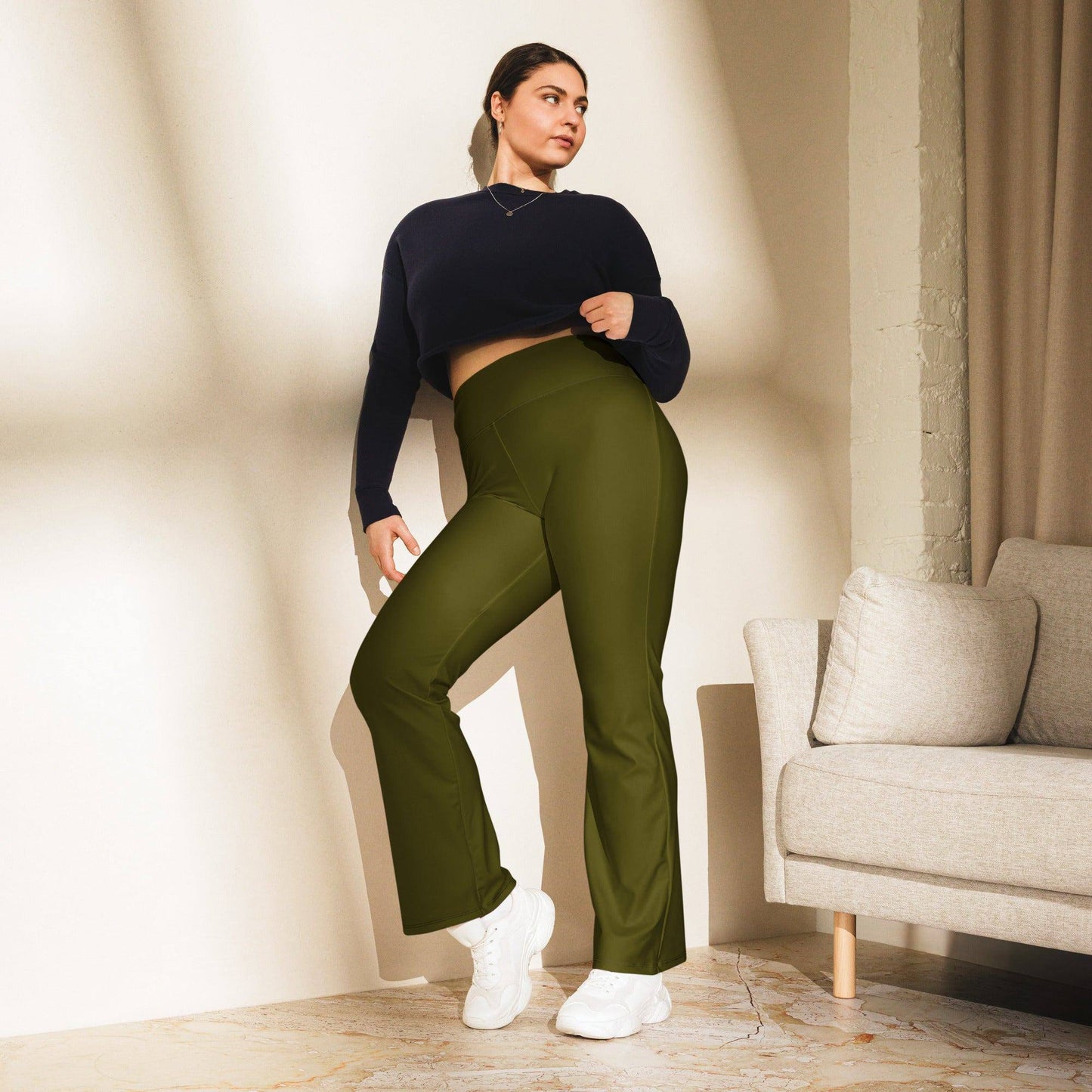 karaka-high-waist-flare-leggings-flare-leggings-jlr-design-1 - JLR Design