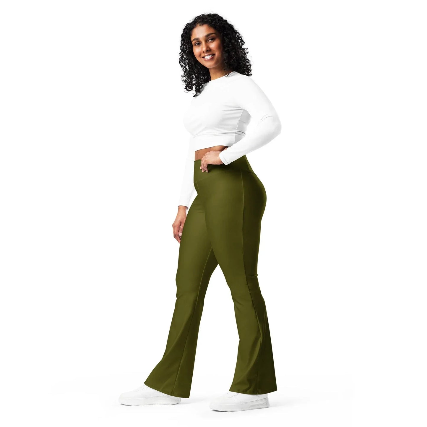 karaka-high-waist-flare-leggings-flare-leggings-jlr-design-7 - JLR Design