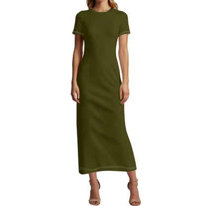 karaka-short-sleeve-long-dress-long-dress-jlr-design-1 - JLR Design