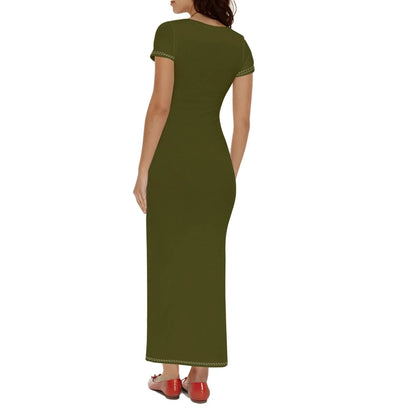 karaka-short-sleeve-long-dress-long-dress-jlr-design-2 - JLR Design