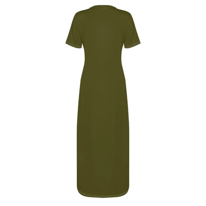 karaka-short-sleeve-long-dress-long-dress-jlr-design-4 - JLR Design
