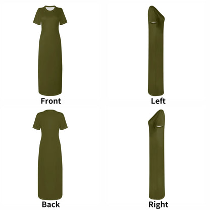 karaka-short-sleeve-long-dress-long-dress-jlr-design-7 - JLR Design