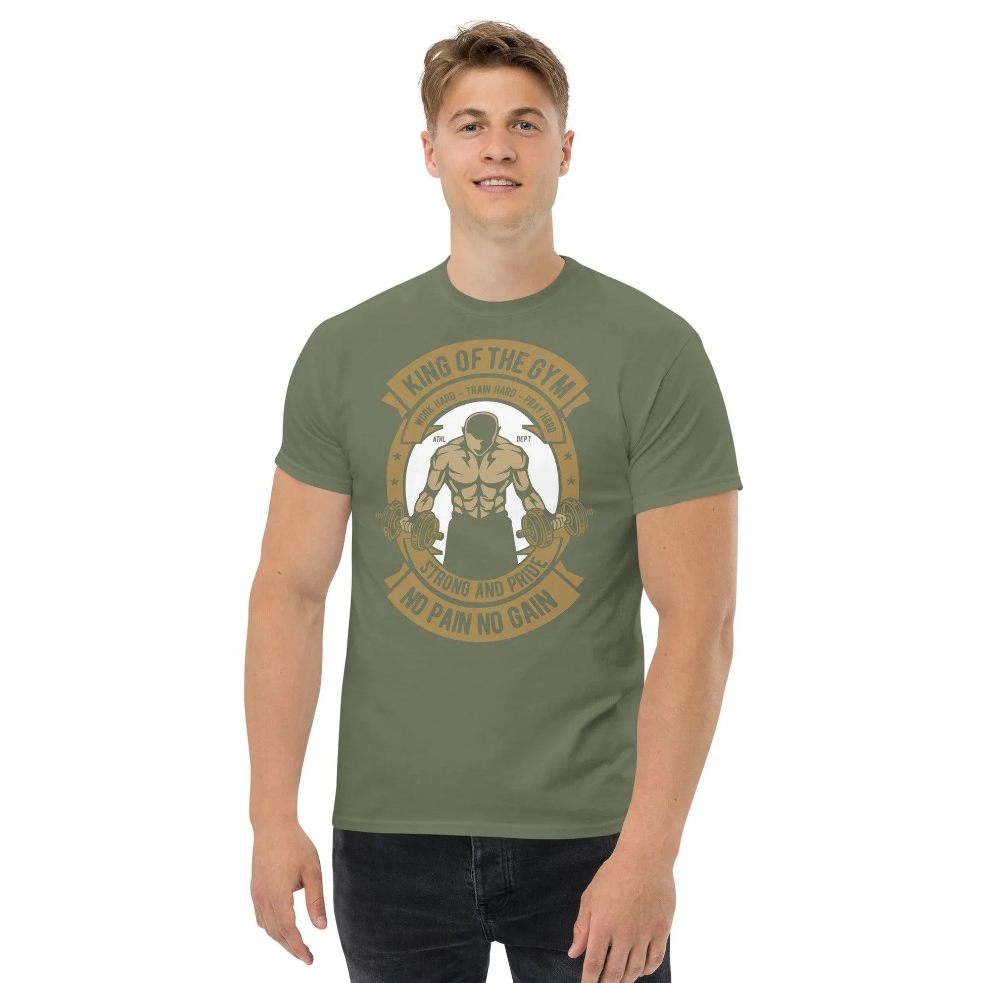 king-of-the-gym-herren-t-shirt-t-shirt-jlr-design-22 - JLR Design