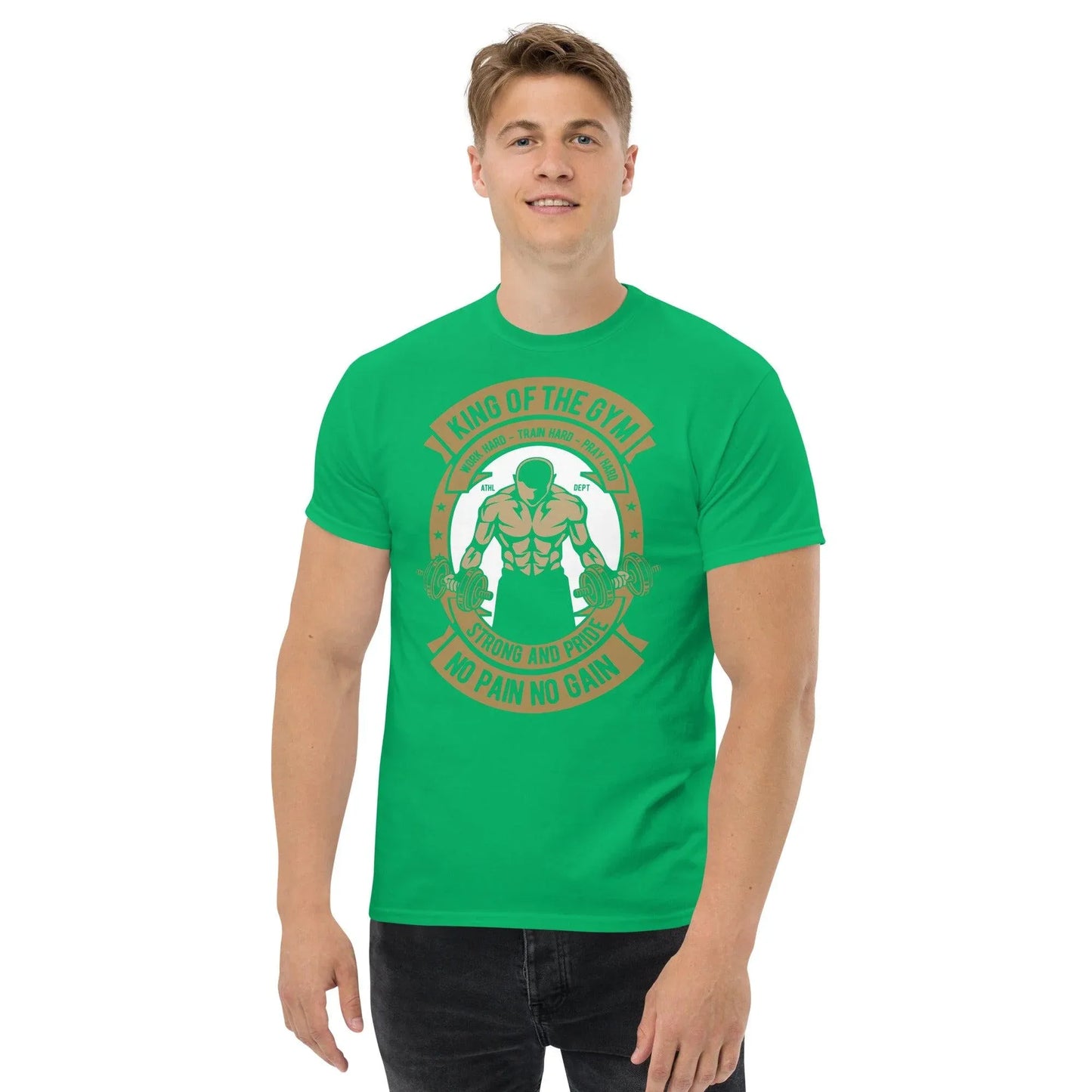king-of-the-gym-herren-t-shirt-t-shirt-jlr-design-25 - JLR Design