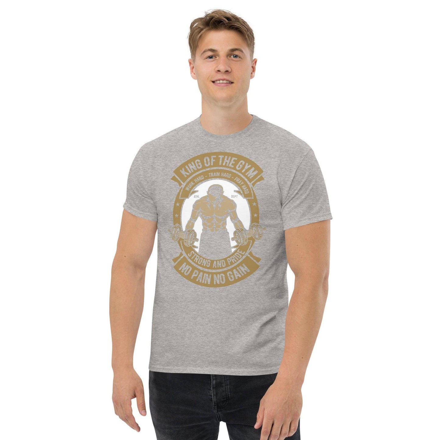 king-of-the-gym-herren-t-shirt-t-shirt-jlr-design-28 - JLR Design