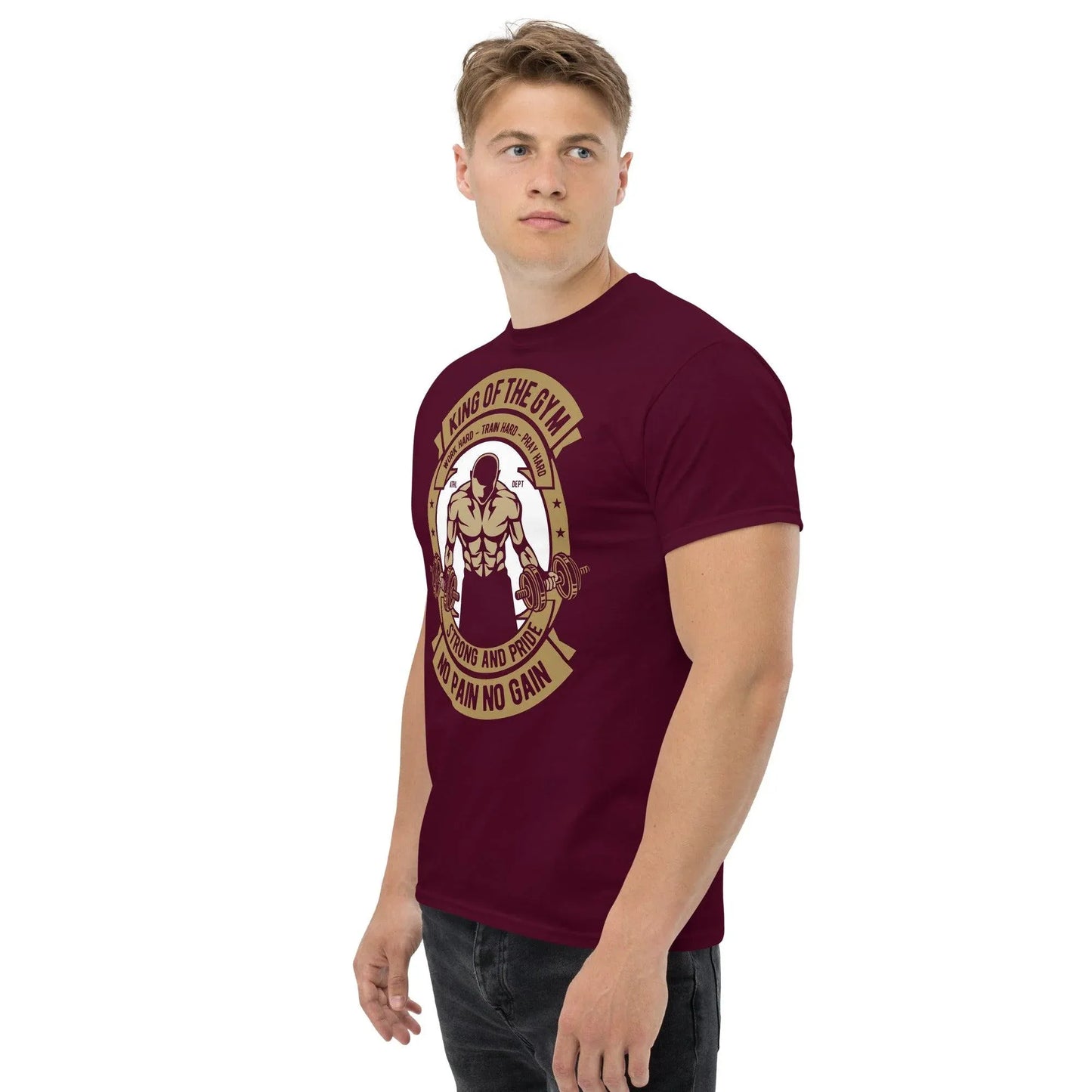 king-of-the-gym-herren-t-shirt-t-shirt-jlr-design-3 - JLR Design