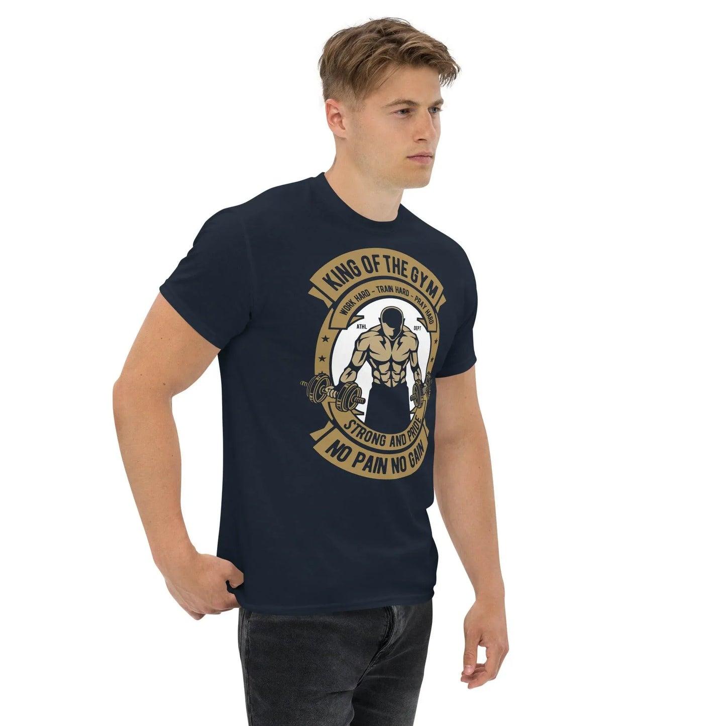 king-of-the-gym-herren-t-shirt-t-shirt-jlr-design-9 - JLR Design