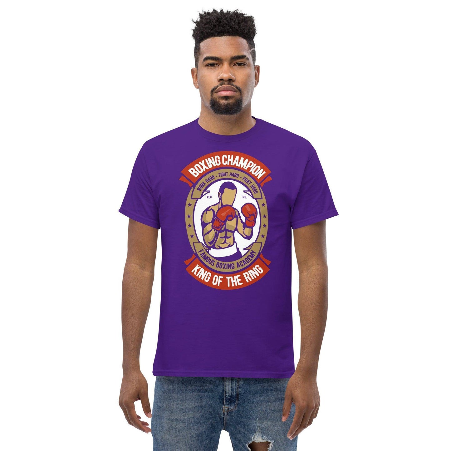 king-of-the-ring-herren-t-shirt-t-shirt-jlr-design-13 - JLR Design