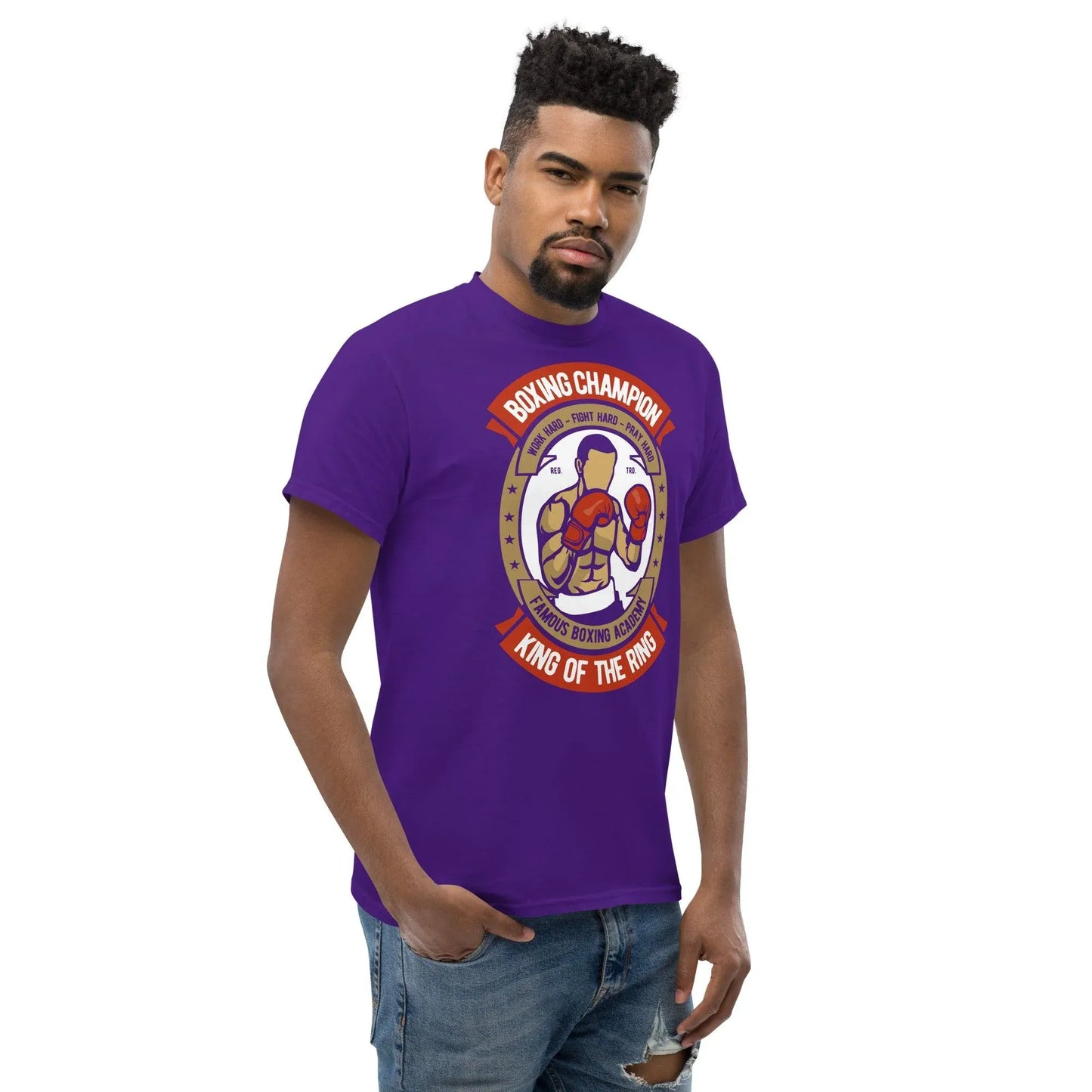 king-of-the-ring-herren-t-shirt-t-shirt-jlr-design-16 - JLR Design