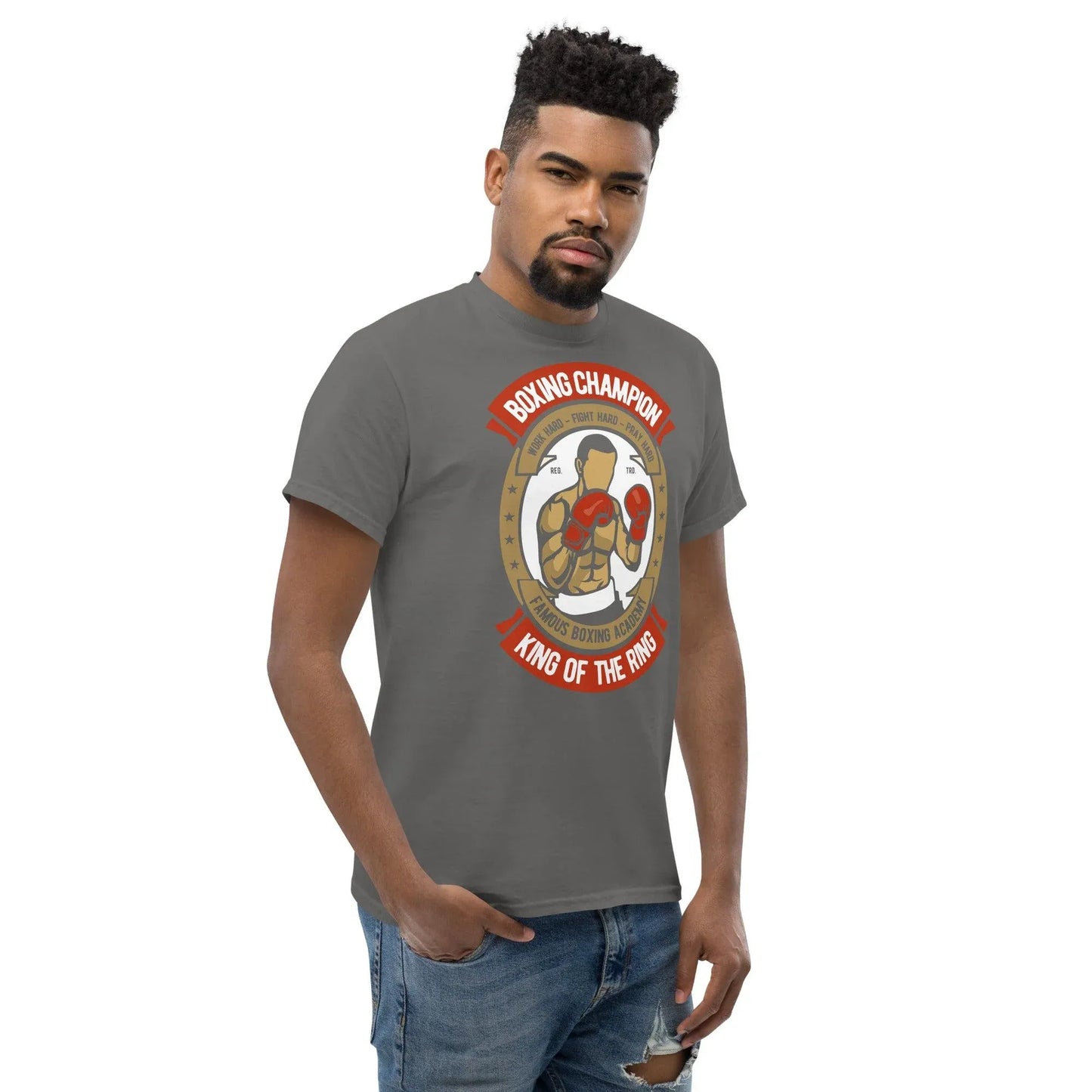 king-of-the-ring-herren-t-shirt-t-shirt-jlr-design-28 - JLR Design