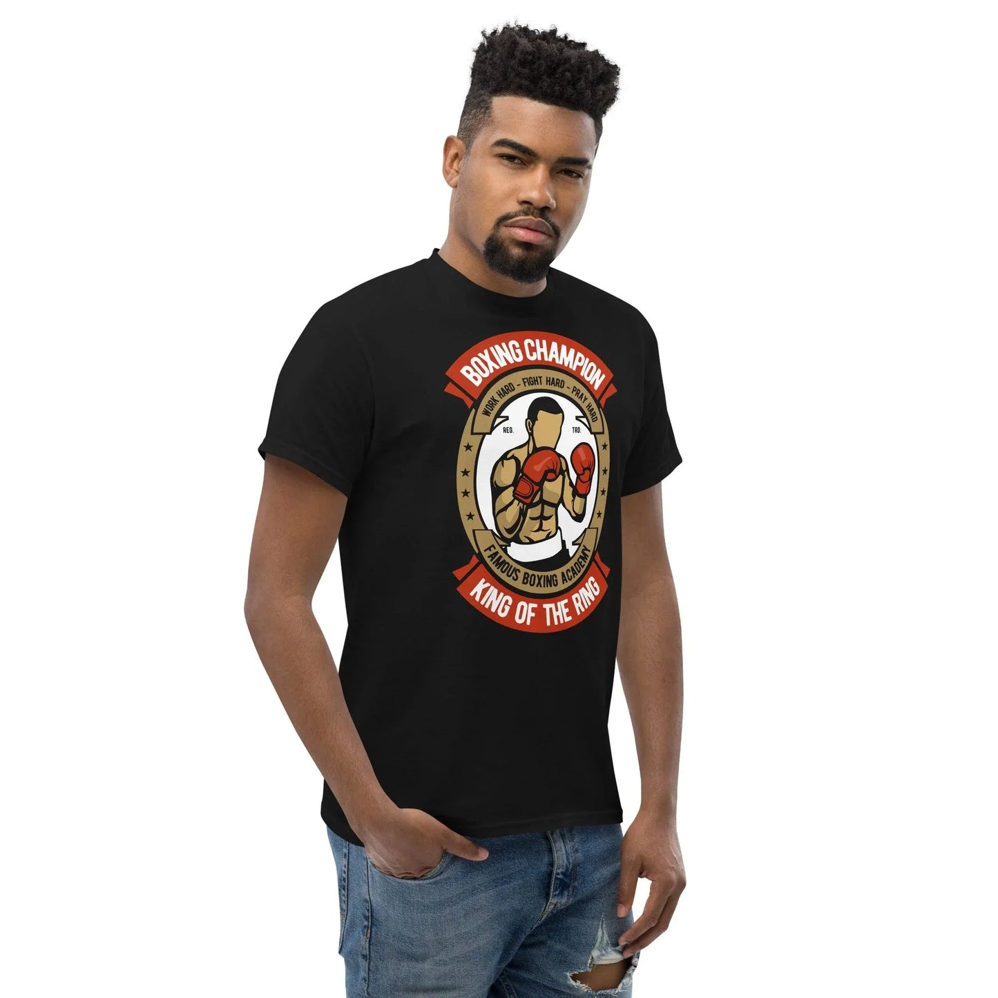 king-of-the-ring-herren-t-shirt-t-shirt-jlr-design-8 - JLR Design