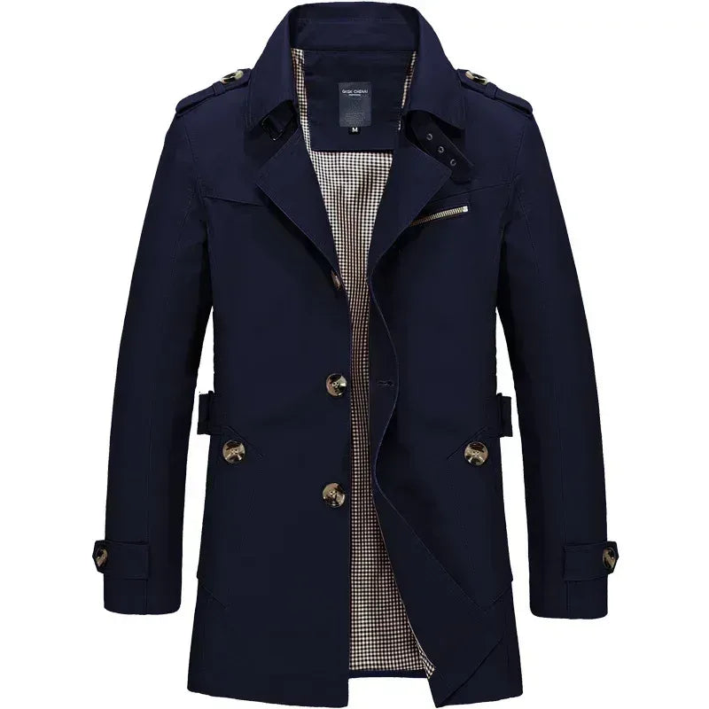 klassischer-vintage-baumwoll-trenchcoat-fur-herren-jacke-jlr-design-1 - JLR Design